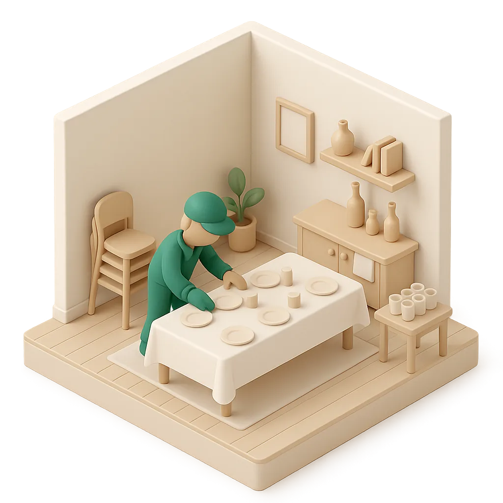 Illustration of events help work