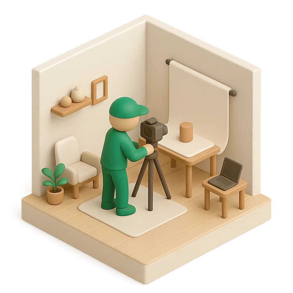 Illustration of photography & video work
