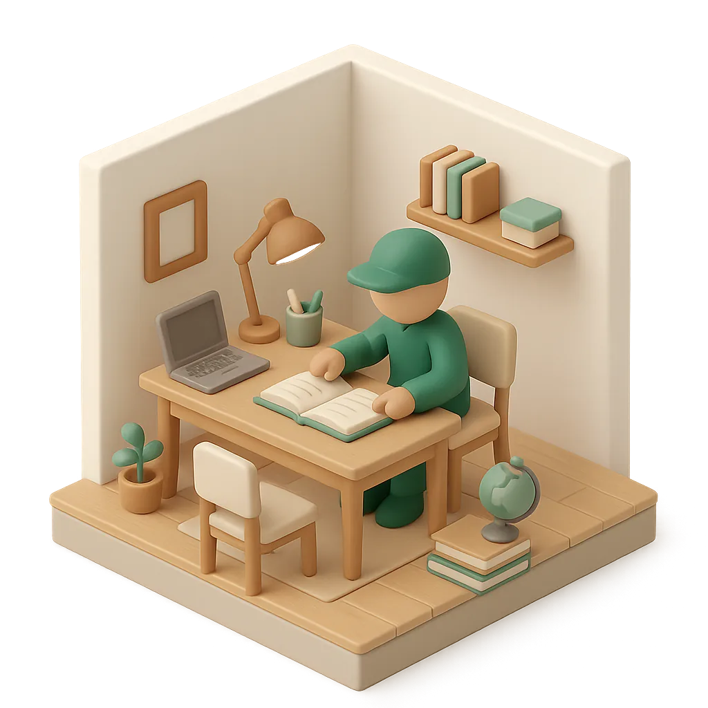 Illustration of tutoring & lessons work